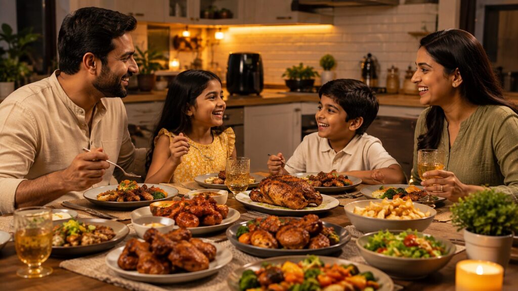 Easy homemade air fryer chicken meals for healthy family dinners